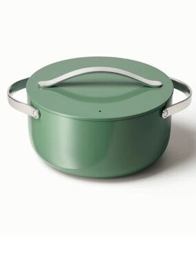 Caraway Dutch Oven 6.5 qt Non-Stick Ceramic Pan With Lid in Sage--NWOB